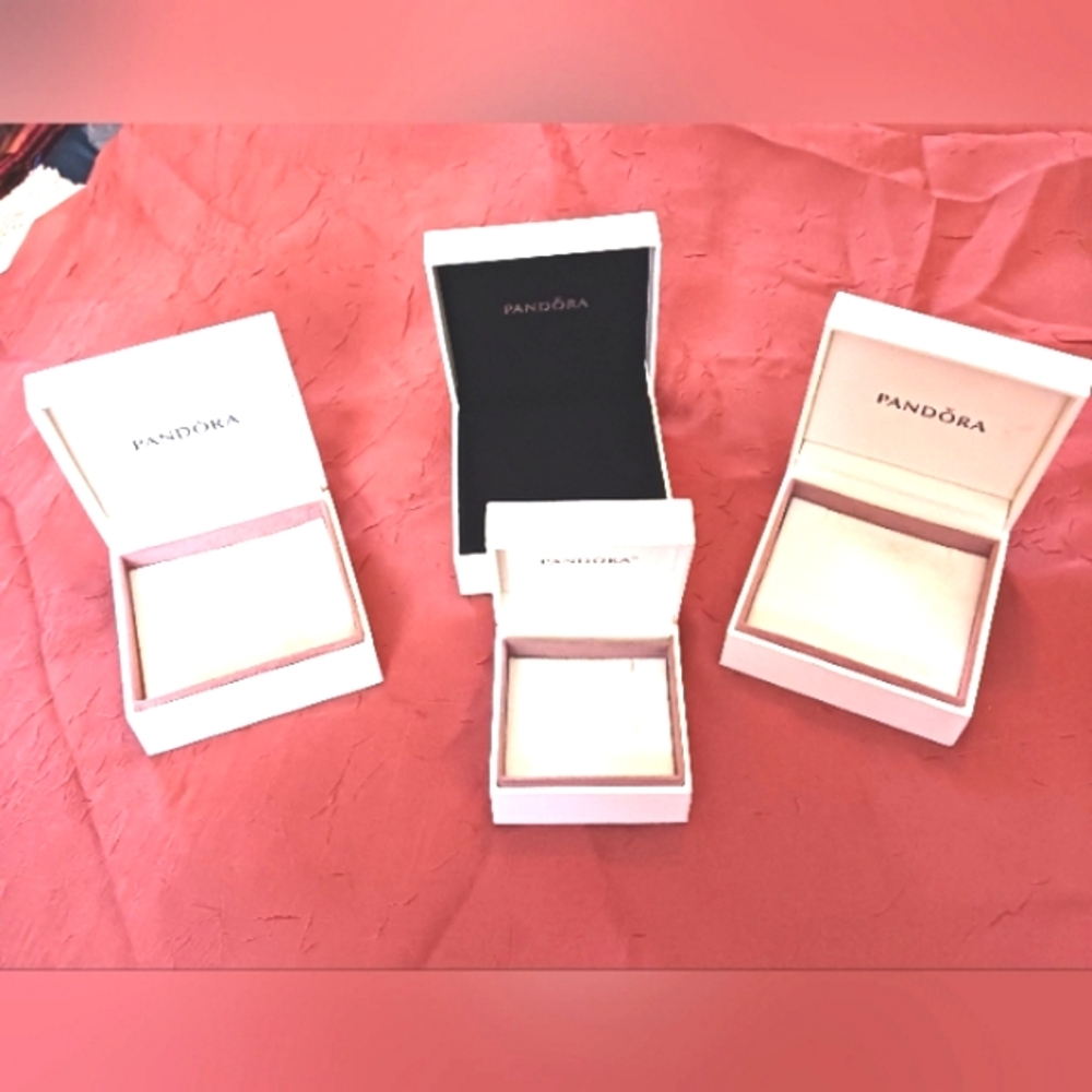 Pandora Jewelry Gift Storage Boxes X4